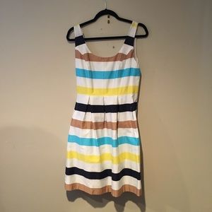 Multicolor striped dress